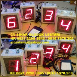 Lampu Display Digital Antrian